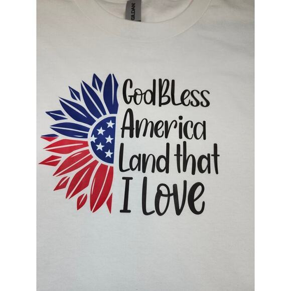 GOD BLESS AMERICA TEE SIZE XL - Picture 2 of 6